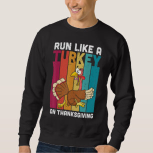 Thanksgiving Grateful Blessed Tee Turkey Run A Lik