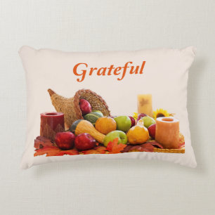 Thanksgiving Grateful Decorative Cushion
