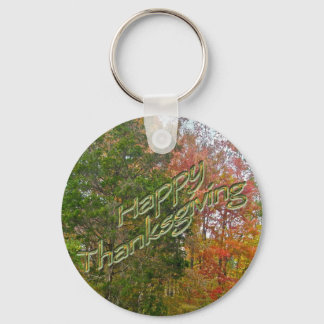 Thanksgiving Green Lane PA Autumn Foliage Key Ring