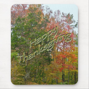 Thanksgiving Green Lane PA Autumn Foliage Mouse Pad