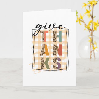 Thanksgiving Greeting Card