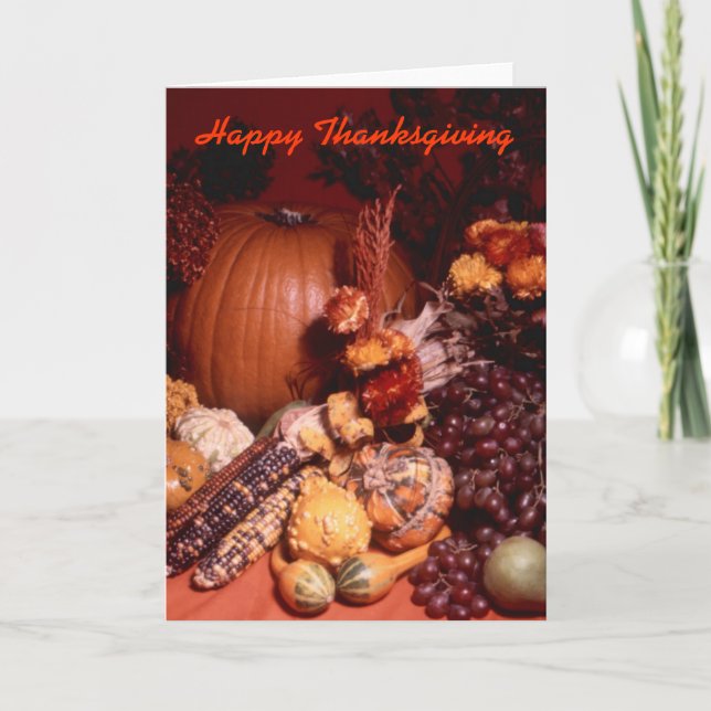 Thanksgiving Greeting Card (Front)