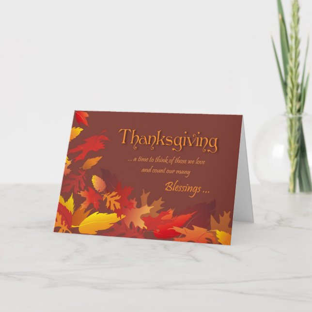 Thanksgiving Greeting Card (Front)