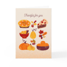 Thanksgiving Greeting Design: Thankful for You
