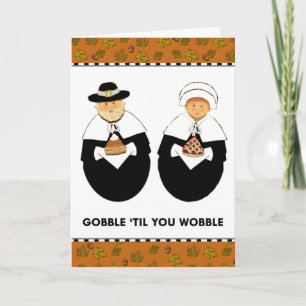 Thanksgiving Greeting Holiday Card