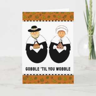 Thanksgiving Greeting Holiday Card