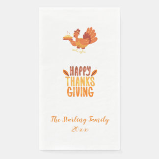Thanksgiving guest towel customisable. napkin