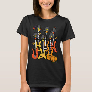 Thanksgiving Guitars Fall Rock Music Riocker Men B T-Shirt