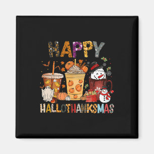 Thanksgiving Hallothanksmas Christmas Halloween Co Magnet