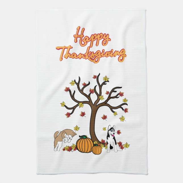 Thanksgiving Hand Towel (Vertical)