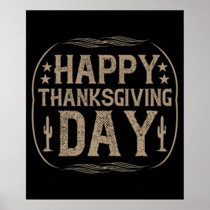 Thanksgiving - Happy Thanksgiving Day Poster