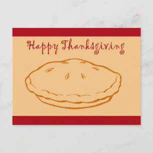 Thanksgiving Happy Thanksgiving Turkey Give Thanks Holiday Postcard