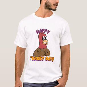 Thanksgiving Happy Turkey T-Shirt