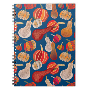 Thanksgiving Harvest: Pumpkin Vintage Art Notebook