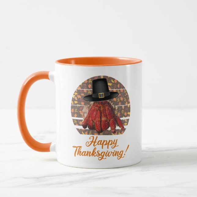 Thanksgiving Hermit Crab Mug (Left)
