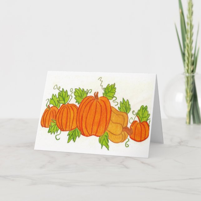 Thanksgiving Holiday Card (Front)