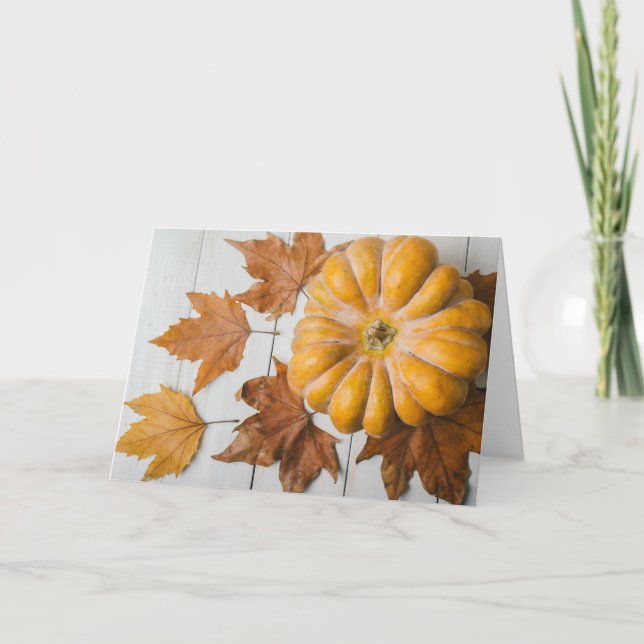 Thanksgiving Holiday Card (Front)