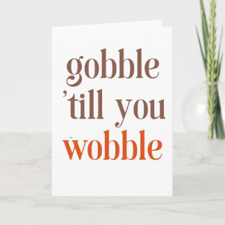 Thanksgiving Holiday Card