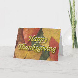 Thanksgiving Holiday Card