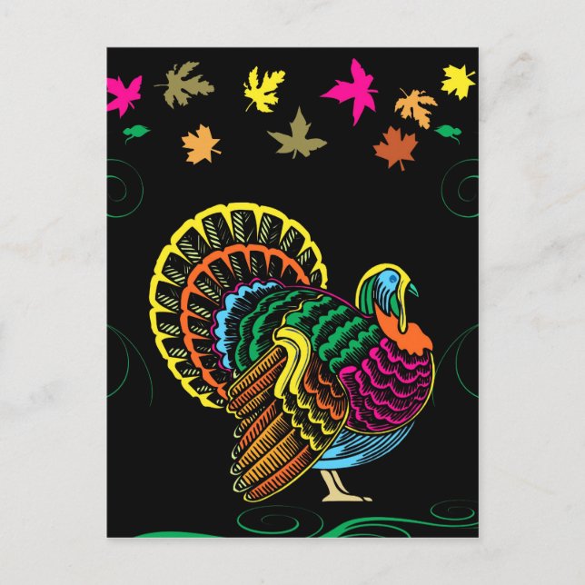 Thanksgiving Holiday Postcard (Front)