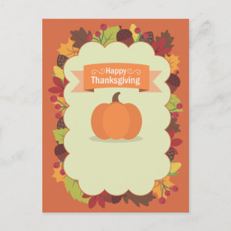 Thanksgiving Holiday Postcard