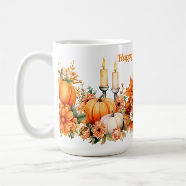 Thanksgiving Holiday Series 15 oz Class Mug (Left)