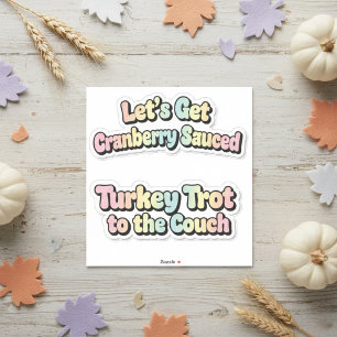 Thanksgiving Holiday Sticker Set