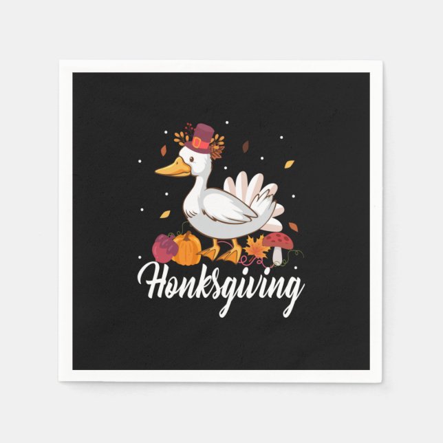 Thanksgiving Honksgiving Napkin (Front)