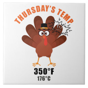Thanksgiving Humor Funny Turkey Joke Ceramic Tile