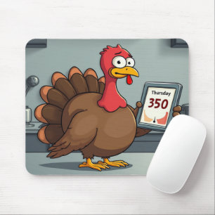 Thanksgiving Humor Funny Turkey Joke Mouse Pad