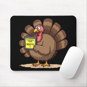 Thanksgiving Humor Funny Turkey Joke Mouse Pad