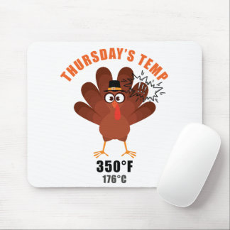 Thanksgiving Humor Funny Turkey Joke Mouse Pad