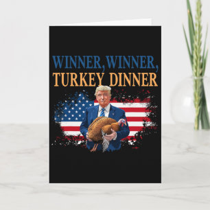 Thanksgiving Humor Trump Turkey Card