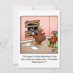 Thanksgiving Humour Dinner Invitations