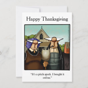 Thanksgiving Humour Dinner Invitations
