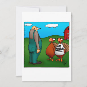 Thanksgiving Humour Dinner Party Invitations