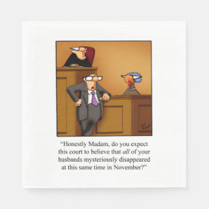 Thanksgiving Humour Holiday Napkins 