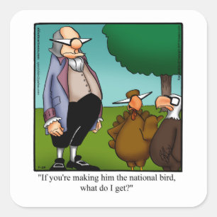 Thanksgiving Humour Holiday Stickers