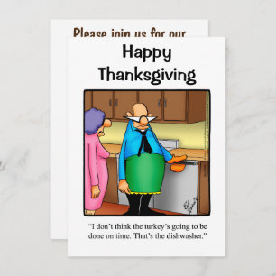 Thanksgiving Humour Invitations "Spectickles"