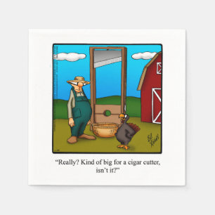 Thanksgiving Humour Paper Napkins