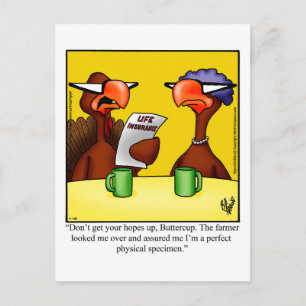 Thanksgiving Humour Postcard "Spectickles"