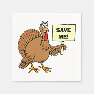 Thanksgiving Humour Quotes Napkin