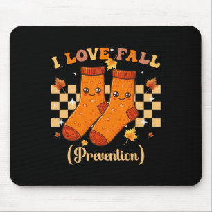 Thanksgiving I Love Fall Prevention Autumn Funny N Mouse Pad