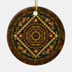 Thanksgiving Icons Ornament