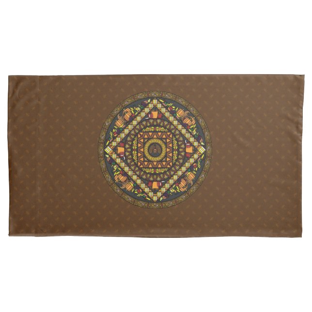 Thanksgiving Icons Pillowcase (Front)