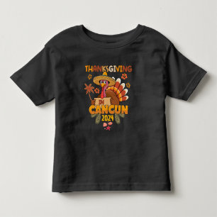 Thanksgiving in Cancun Tropical Holiday Toddler T-Shirt