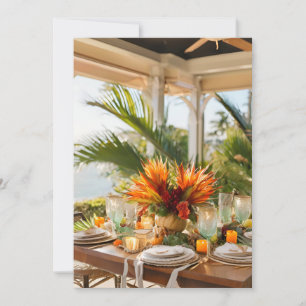 Thanksgiving in the Tropics Holiday Card