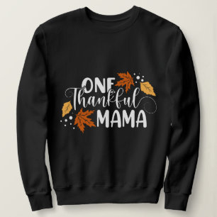 Thanksgiving inspired typography  sweatshirt