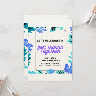 Thanksgiving invitation