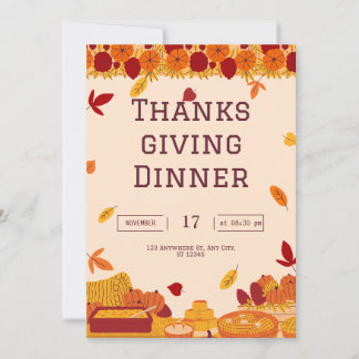 Thanksgiving Invitation